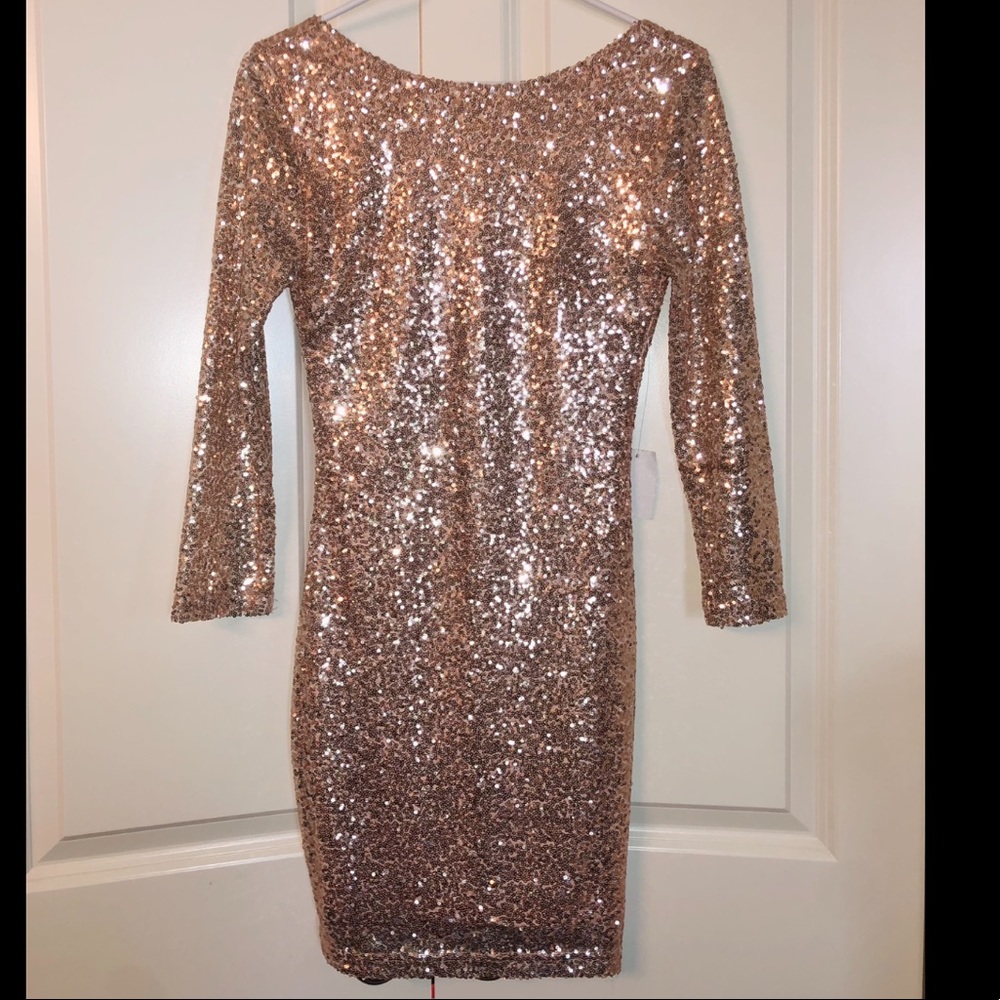New sequin dress
